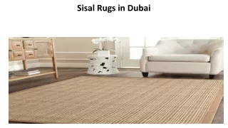 sisal rugs in dubai