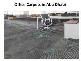 office carpets in abu dhabi