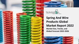 spring and wire products global market report