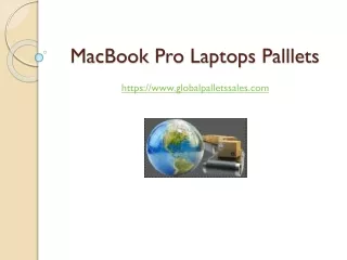 MacBook Pro Laptops Palllets