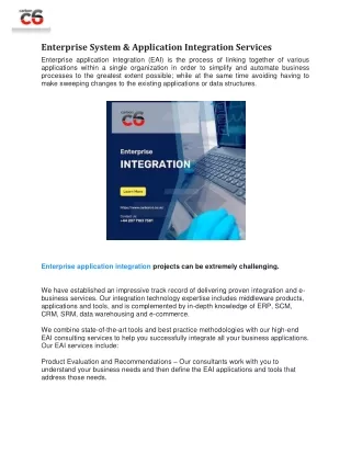 enterprise system application integration