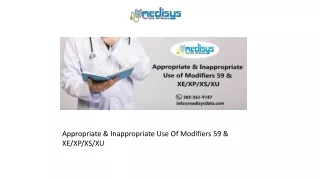 appropriate inappropriate use of modifiers