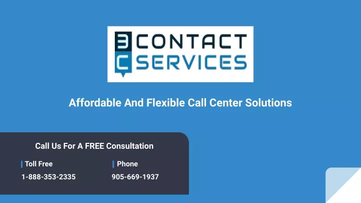 affordable and flexible call center solutions