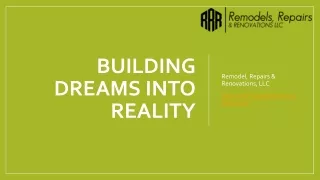 building dreams into reality