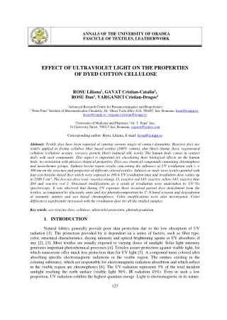 annals of the university of oradea fascicle