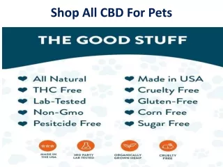 Shop All CBD For Pets