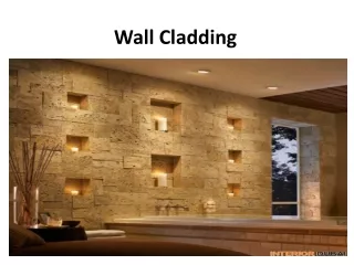 wall cladding