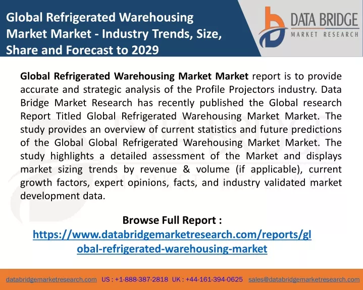 global refrigerated warehousing market market