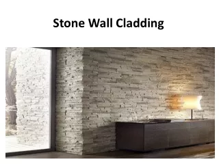 Stone Wall Cladding