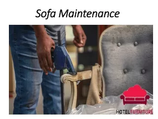 Sofa Maintenance