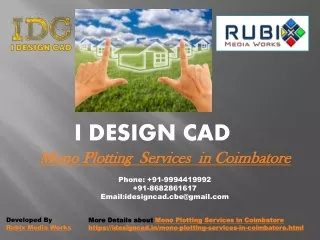 Mono Plotting Services in Coimbatore