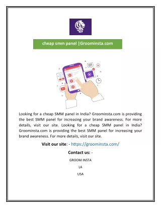 cheap smm panel groominsta com