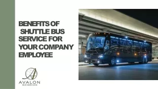 benefits of shuttle bus service for your company