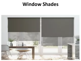 window shades