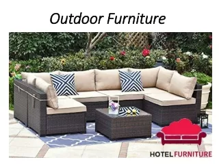 outdoor furniture