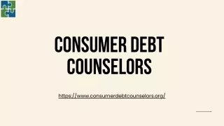 Consumer Debt Counselors (PPT)