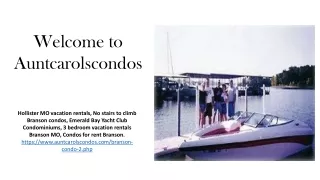 welcome to auntcarolscondos