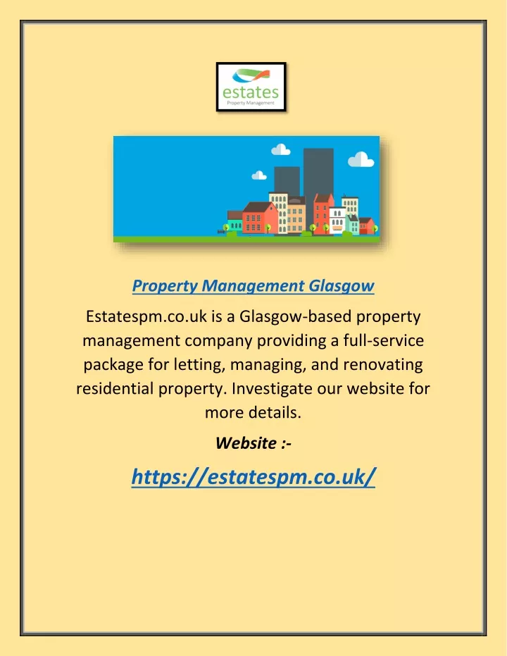 property management glasgow