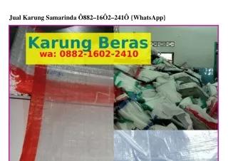 jual karung samarinda 882 16 2 241 whatsapp