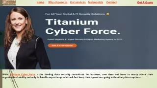 Titanium Cyber Security | Titaniumcyberforce.com