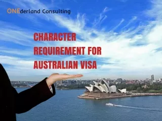 Character Requirement for Australian Visa