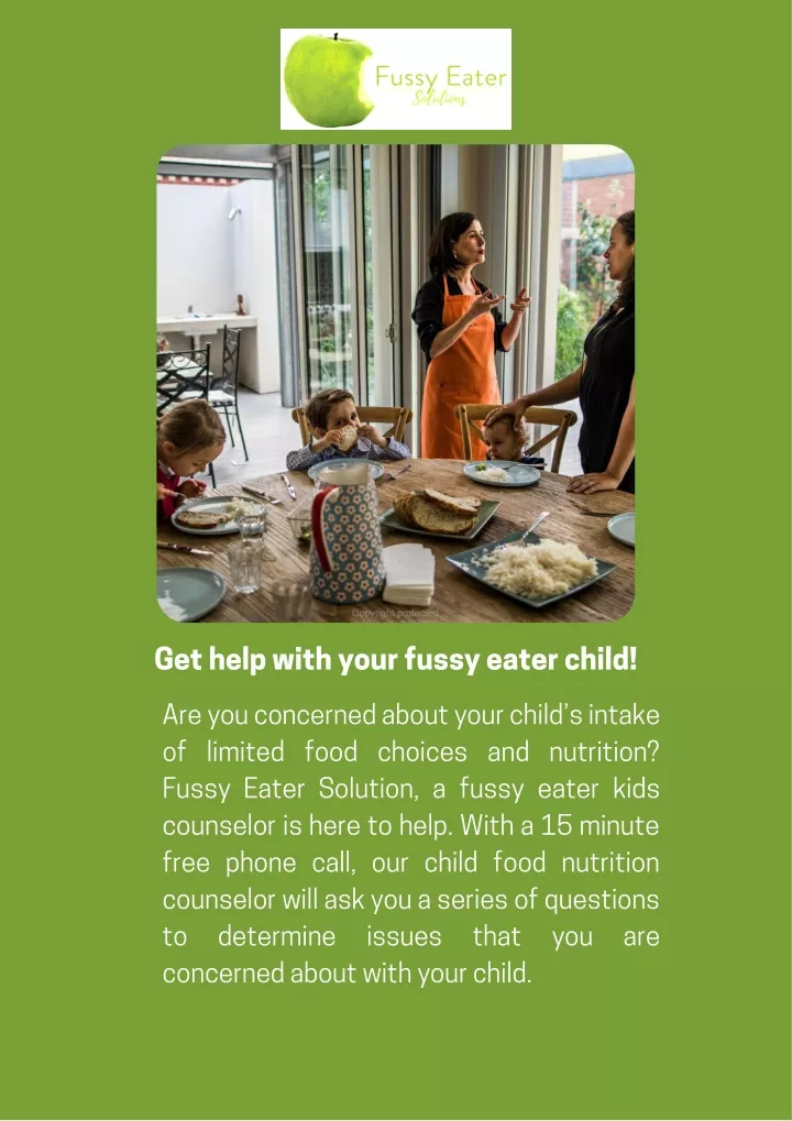 get help with your fussy eater child