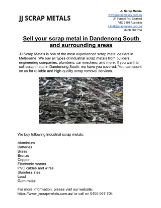 jj scrap metals