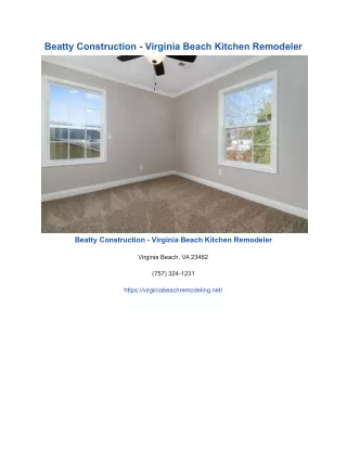 beatty construction virginia beach kitchen