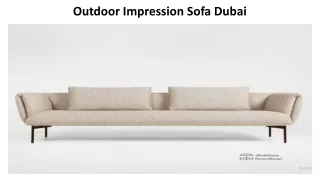 outdoor impression sofa dubai