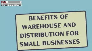 benefits of warehouse and distribution for small