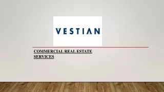 commercial real estate services