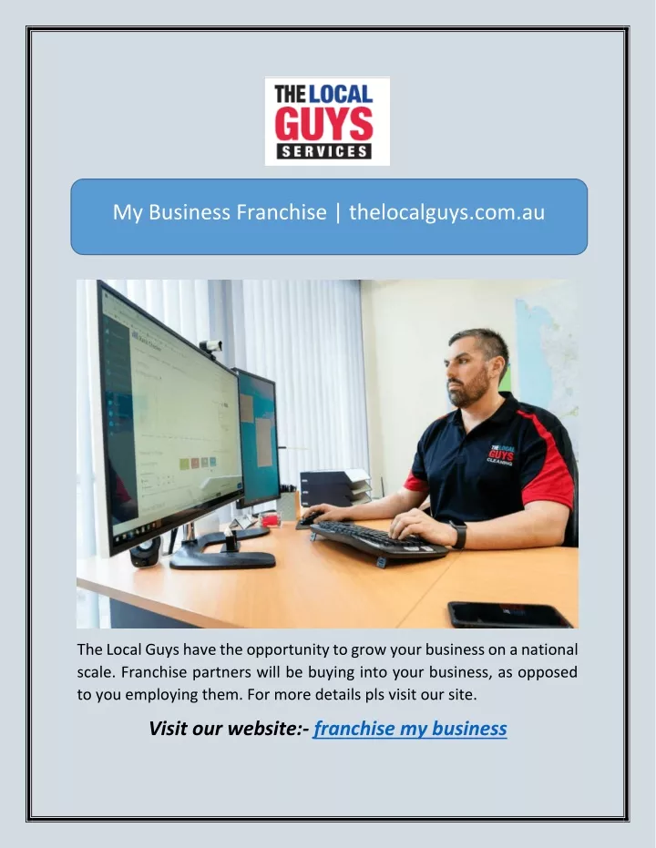 my business franchise thelocalguys com au