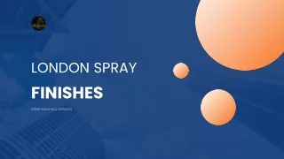 Onsite spraying services- London spray finishes