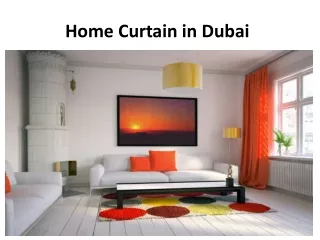 home curtain in dubai