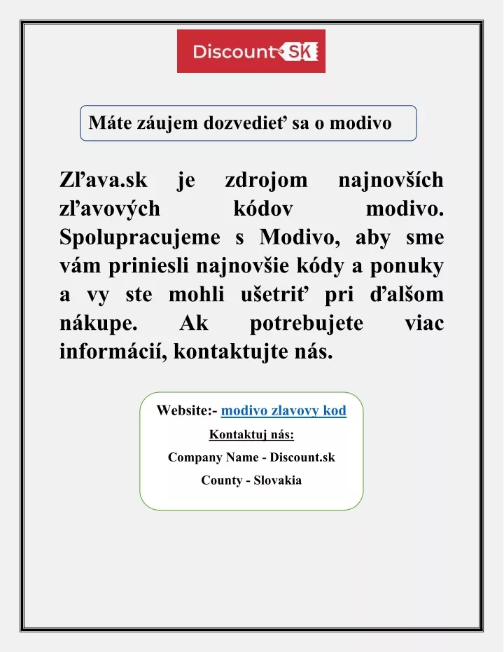 m te z ujem dozvedie sa o modivo z avov k d