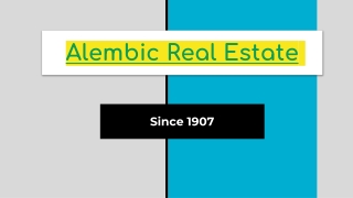 Alembic Real Estate | Luxurious Flats in Vadodara