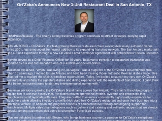 ori zaba s announces new 3 unit restaurant deal