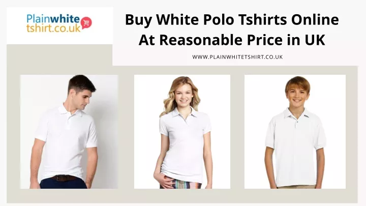 buy white polo tshirts online at reasonable price