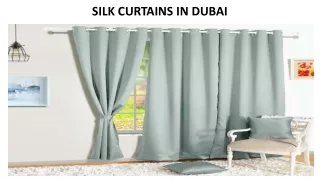 silk curtains in dubai