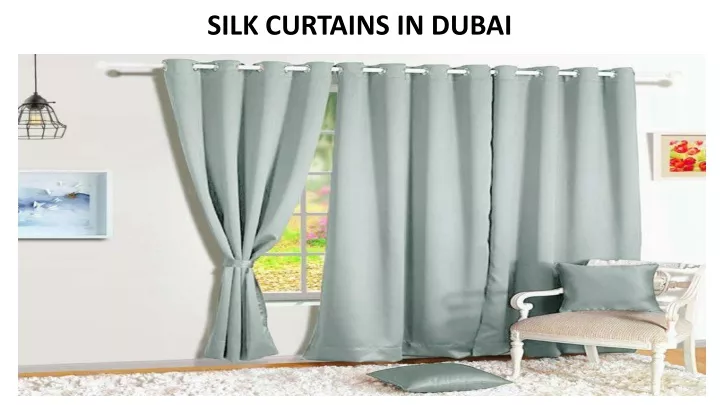 silk curtains in dubai