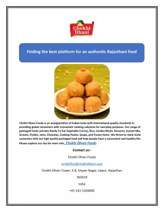 finding the best platform for an authentic