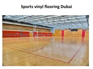sports vinyl flooring dubai