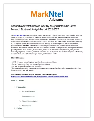 biscuits market biscuits market s statistics