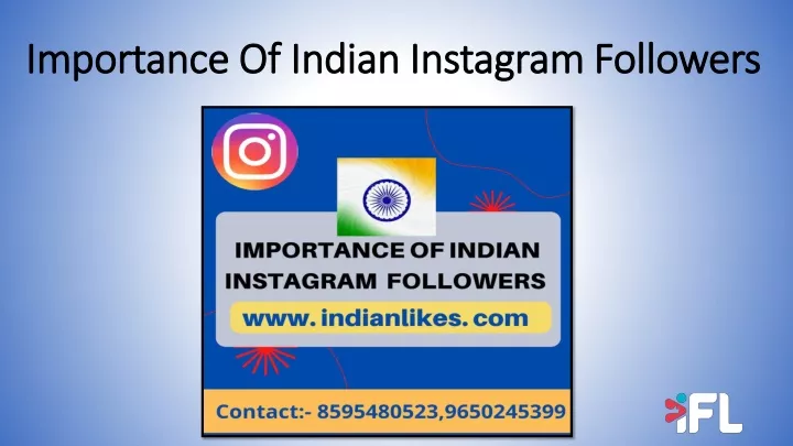 importance of indian instagram followers