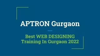 aptron gurgaon