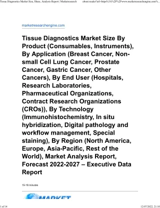 tissue diagnostics market size share analysis