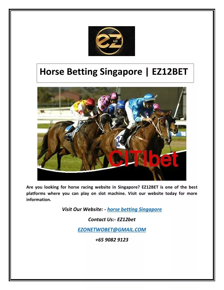 horse betting singapore ez12bet