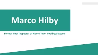 marco hilby