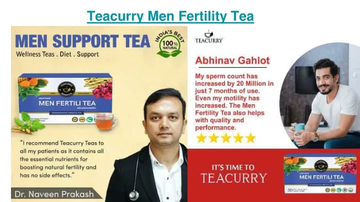teacurry men fertility tea
