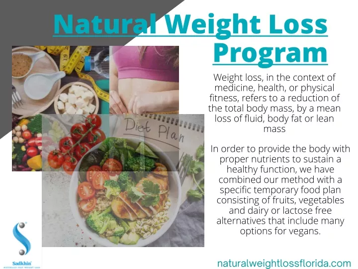 natural weight loss program